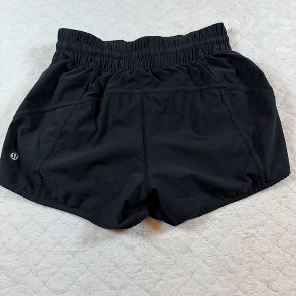 Lululemon Lined Tracker Short V 4" Black W7AZ2S - size 6 - Picture 5 of 8